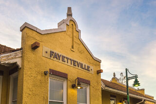 Fayetteville Depot In Color