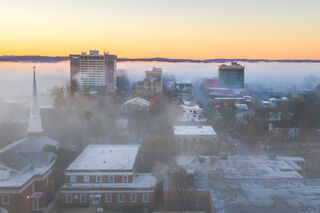 Foggy Fayetteville