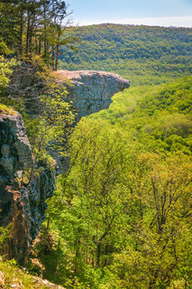 Hawksbill Crag on a Sunny Day 