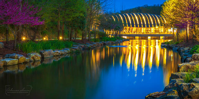 Crystal Bridges Panorama print