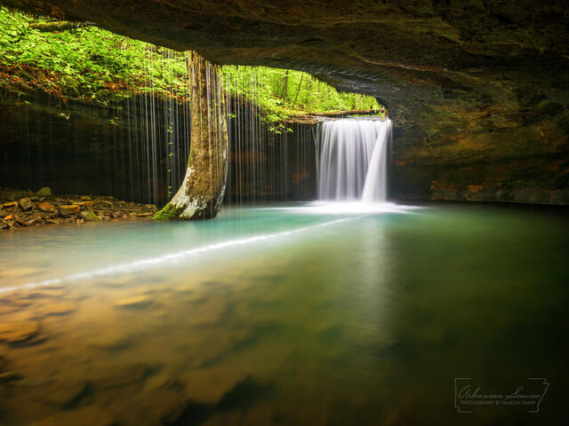 A Hidden Grotto print