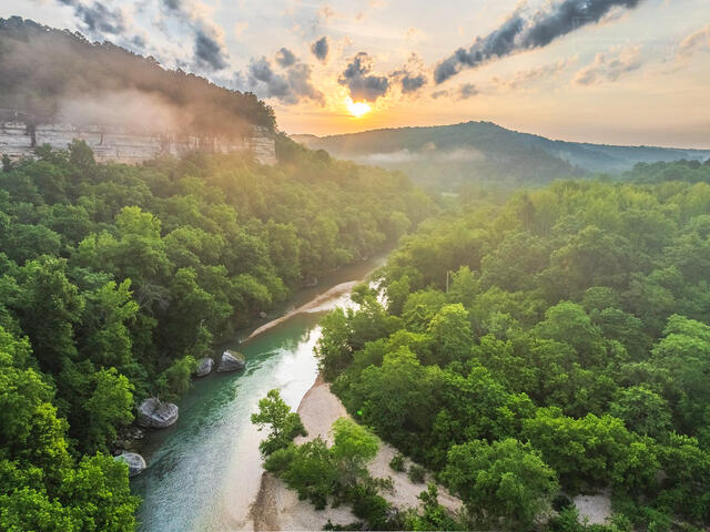 Kings River Sunrise print